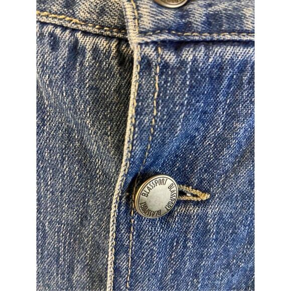 Blassport button denim blue Jean skirt plus size 18w #96157 - Picture 4 of 5